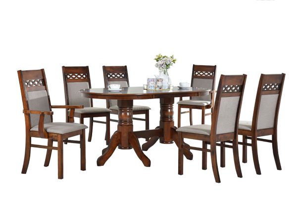 Juego de comedor Marsella 4 sillas y 2 sitiales – FURNITECH MUEBLES Y